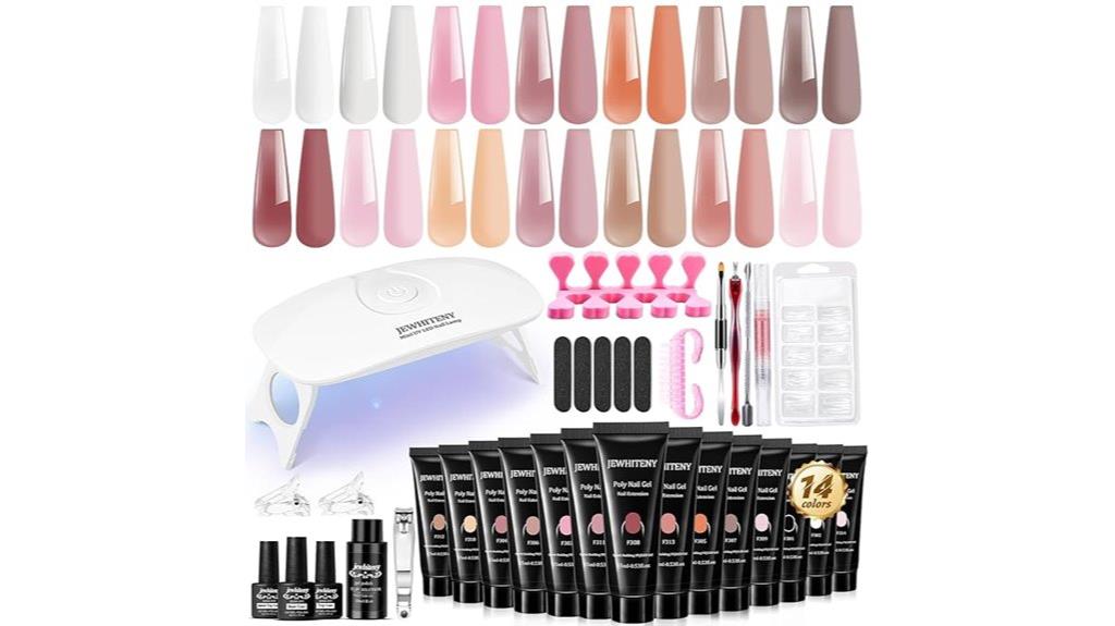 poly gel nail extension kit