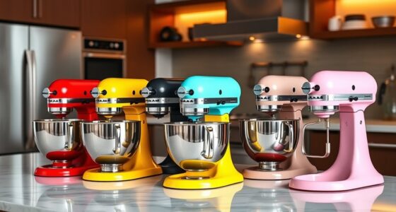 top colorful kitchenaid mixers
