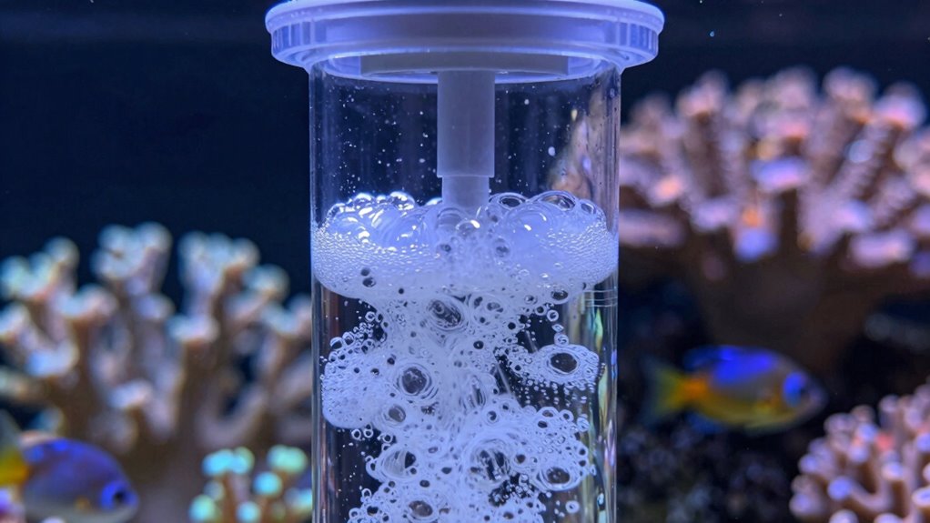 bubble formation removes waste