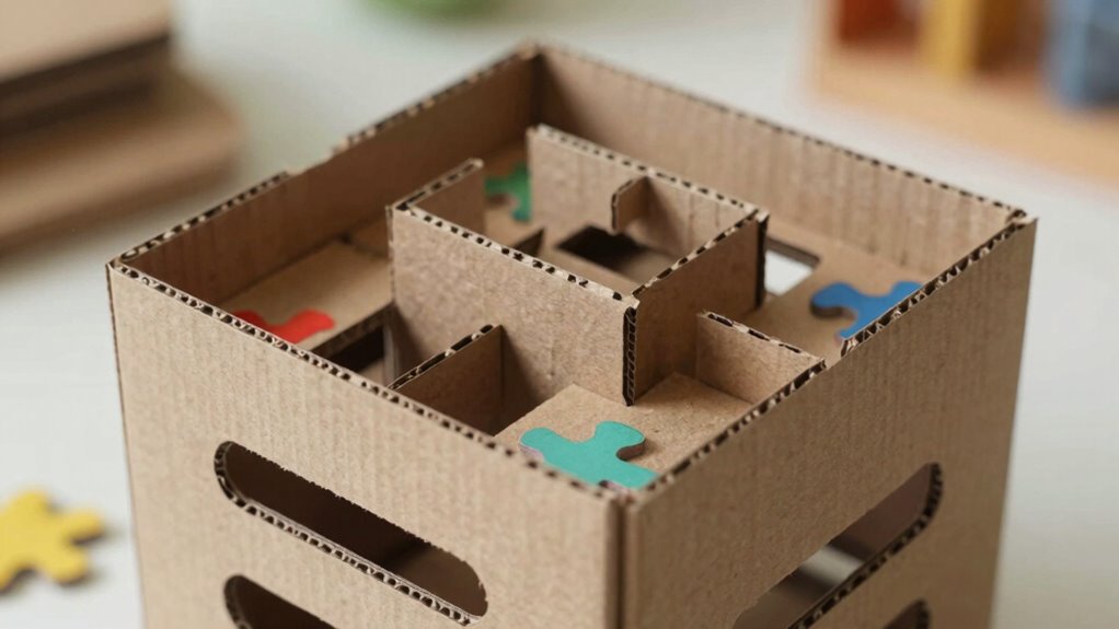 build simple recycled puzzle