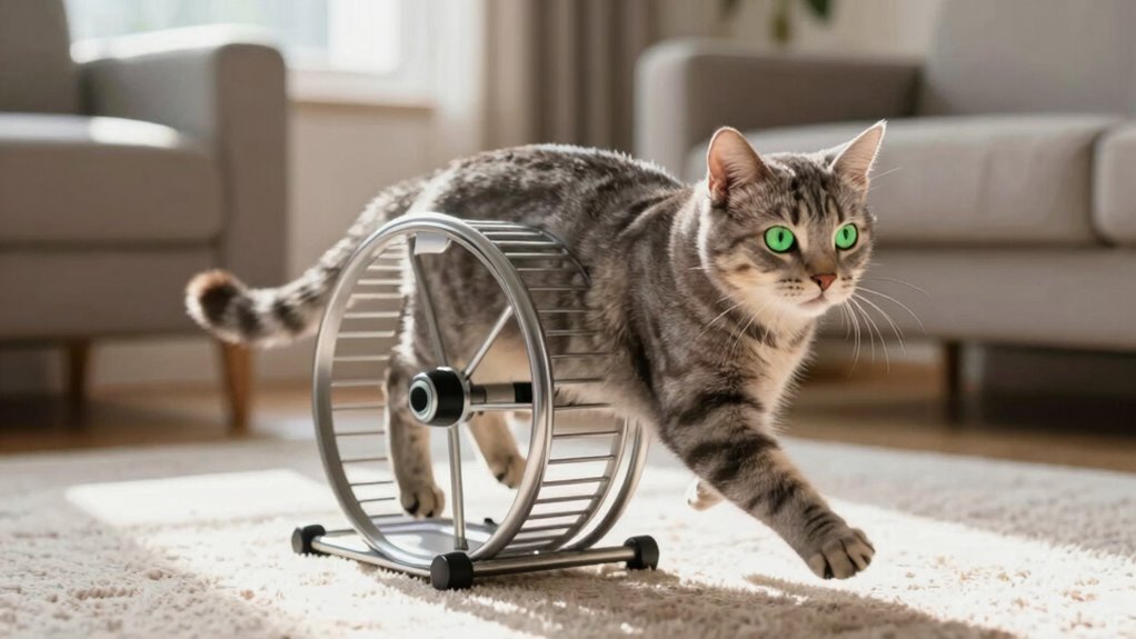 cats thrive with active enrichment