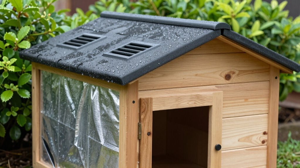 choose optimal dog house ventilation