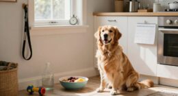 consistent daily dog routine