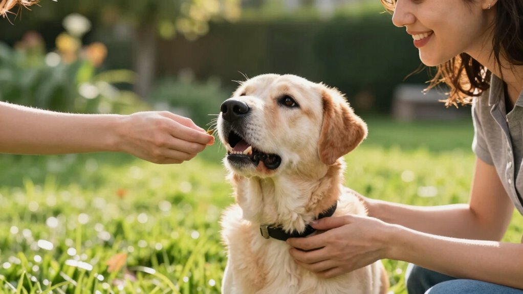 consistent meal based positive reinforcement