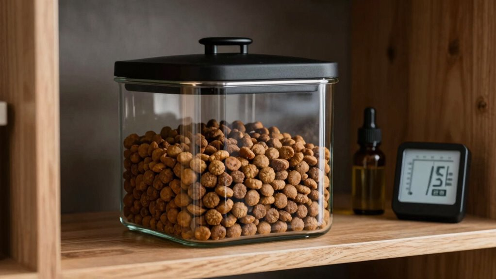 cool dry airtight storage