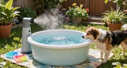 create pet safe cooling station