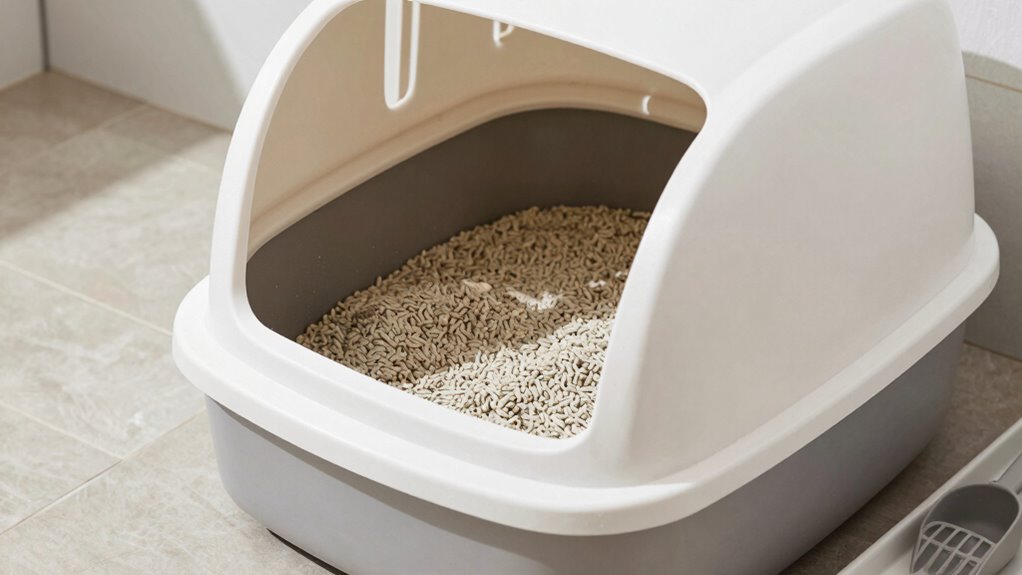 deep clean or replace litter box