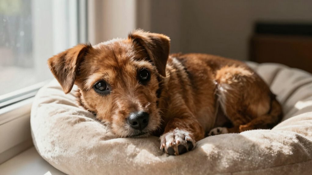 dog anxiety and regression signs