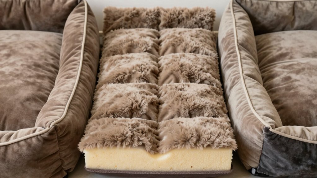 dog bed foam density