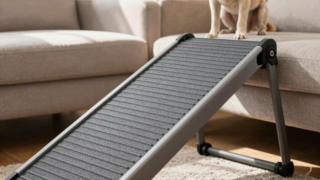 dog ramp safety features