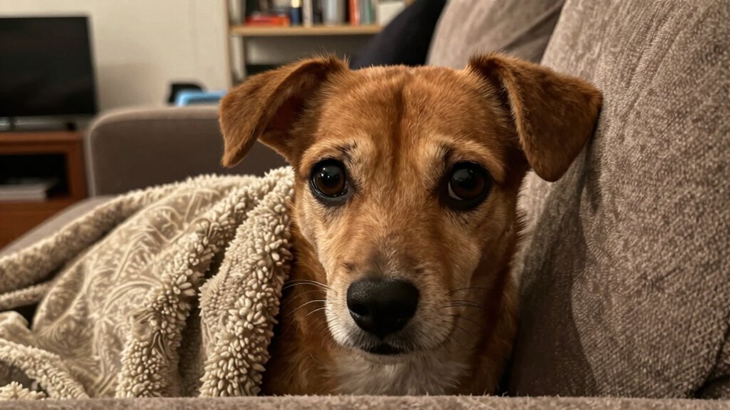 dog regression when alone