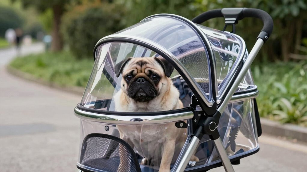 dog stroller safety features