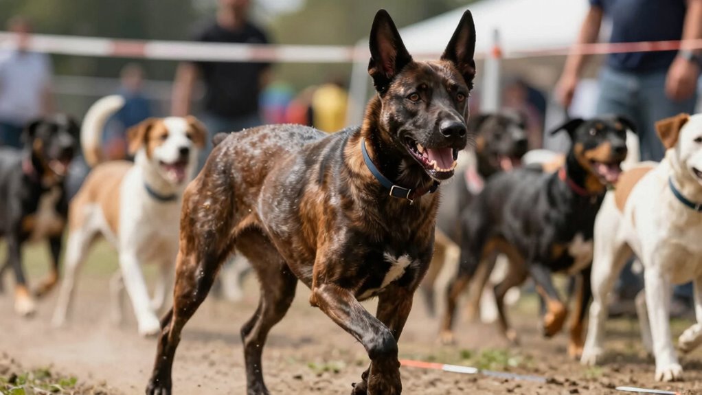 dog training amid barking