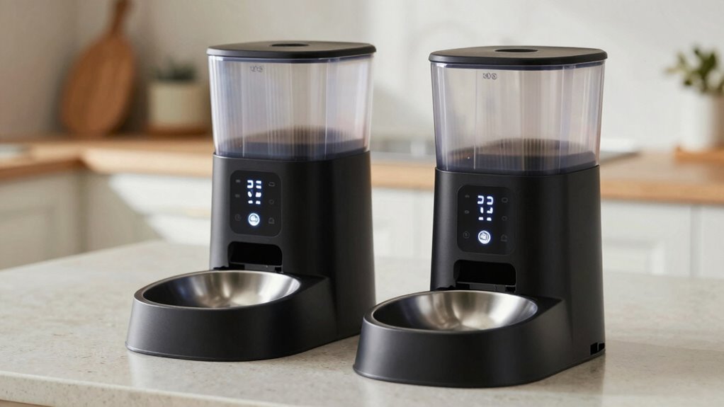 dual pet feeding features