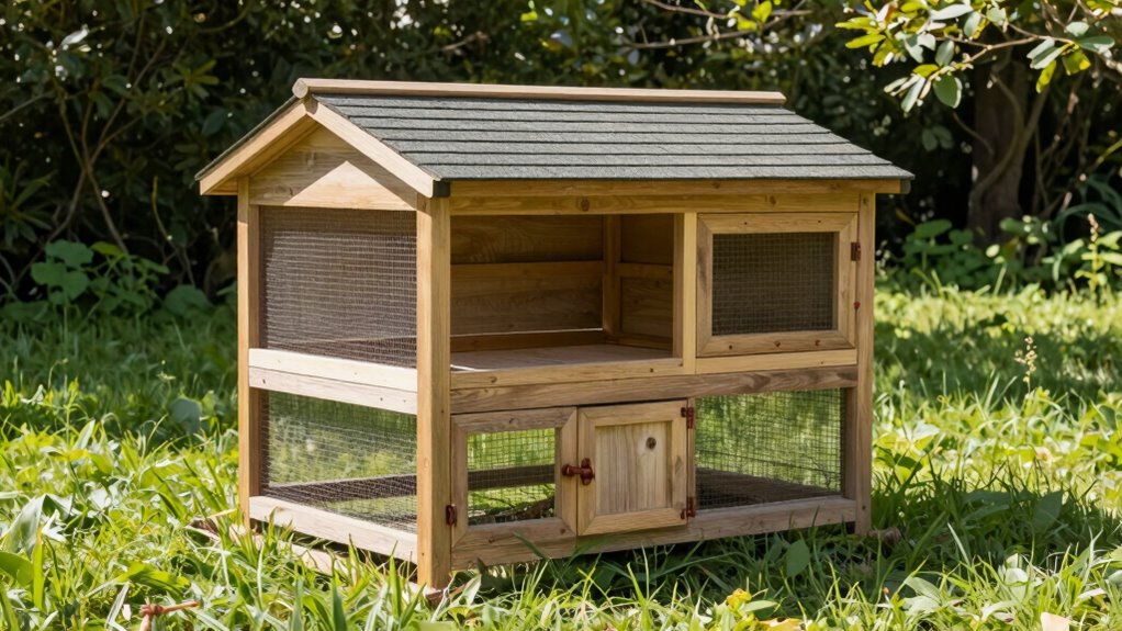 durable weatherproof rabbit hutch