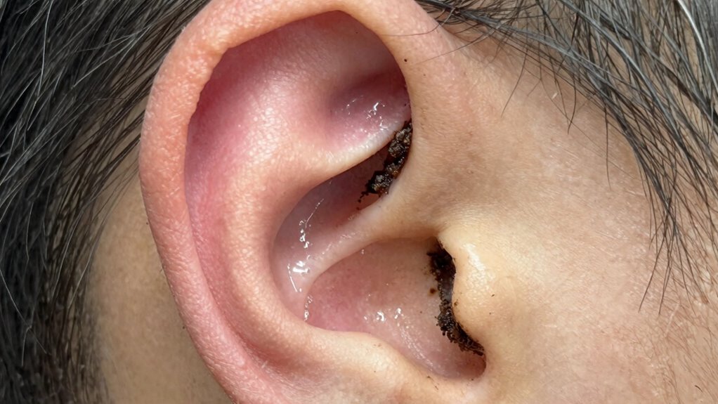 ear infection vs dirt diagnosis