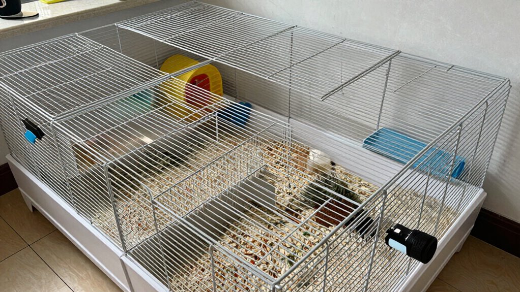 efficient accessible cage layout