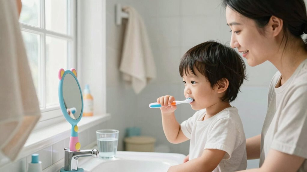 establish routine positive reinforcement