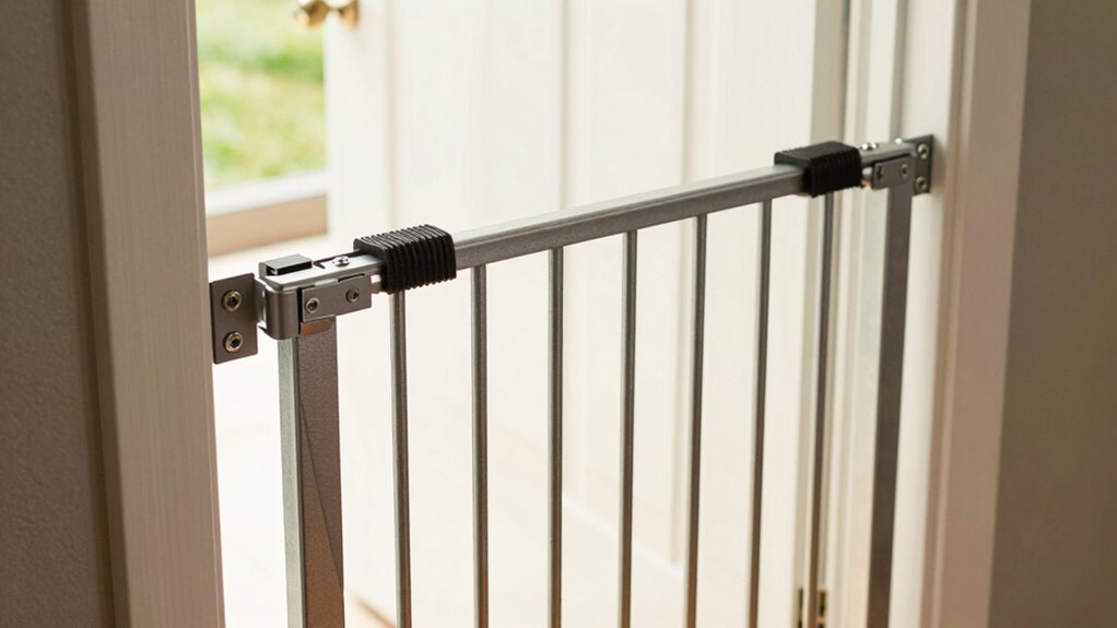 hardware mounted gates are more durable