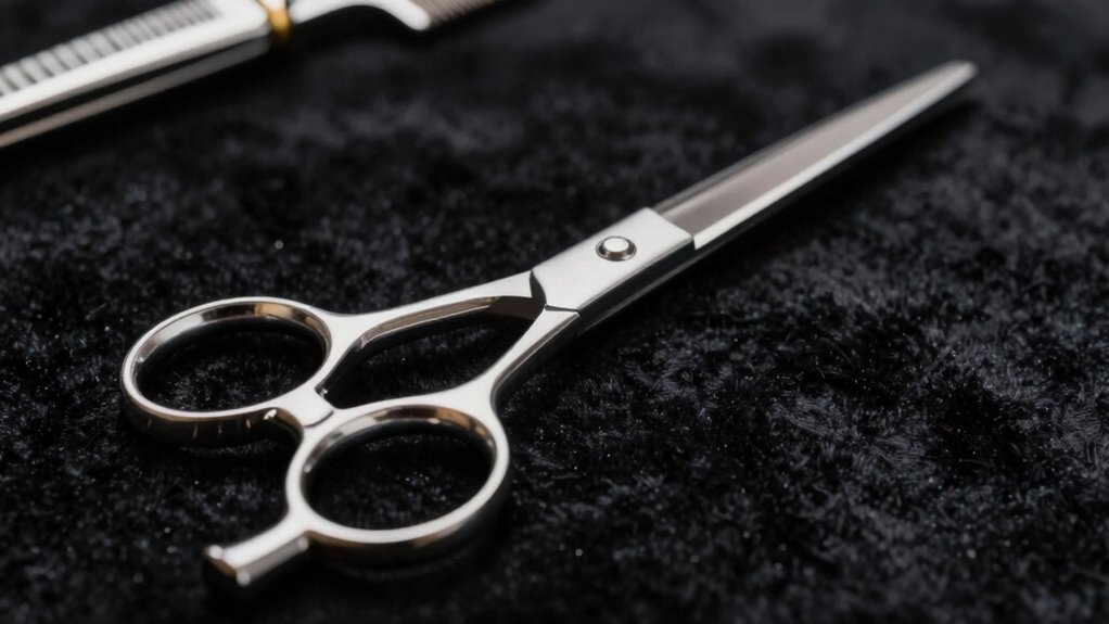 high quality ergonomic grooming scissors