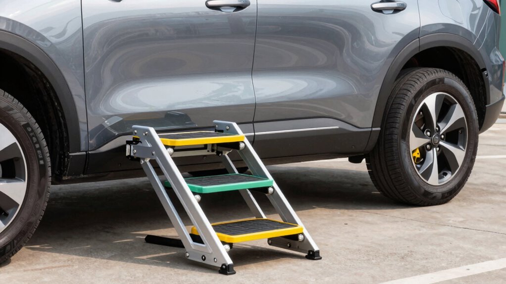 high vehicle pet step considerations