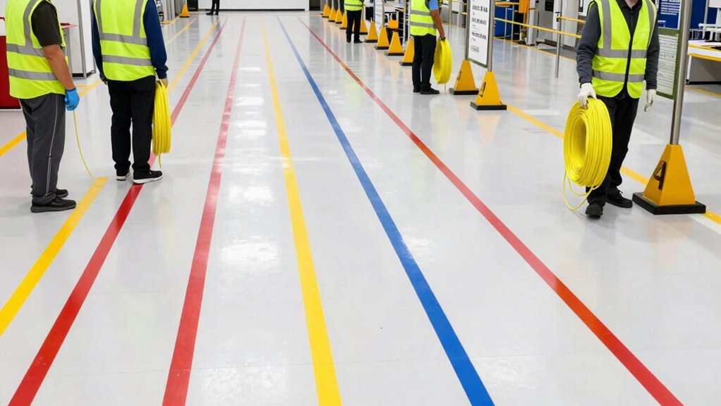 manage lines safely effectively