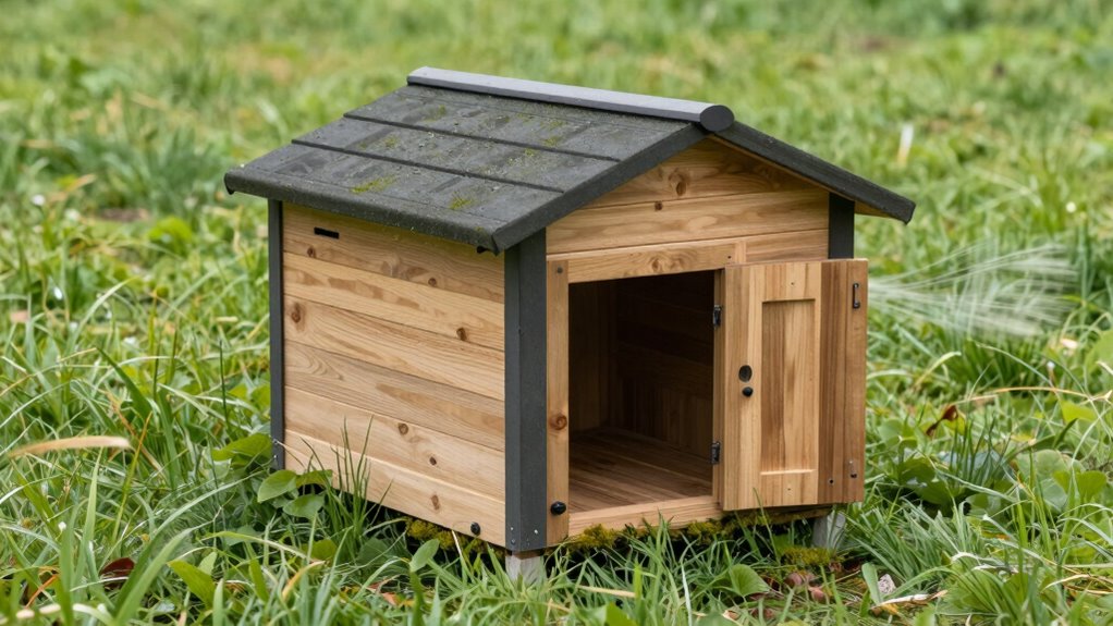 manage outdoor dog house moisture