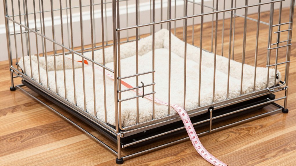 measuring ensures comfortable crate