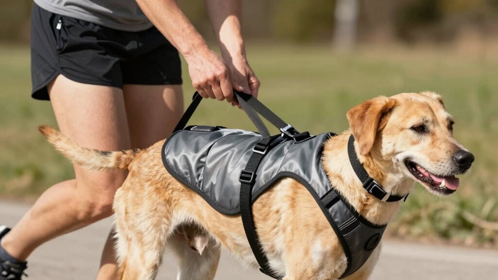 monitor harness fit during run