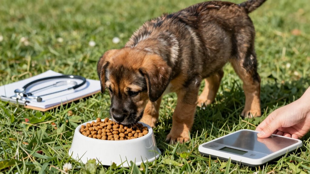 monitor puppy growth regularly