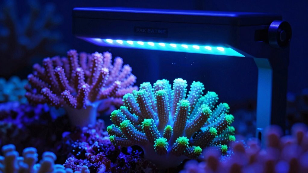 optimal coral light spectrum selection