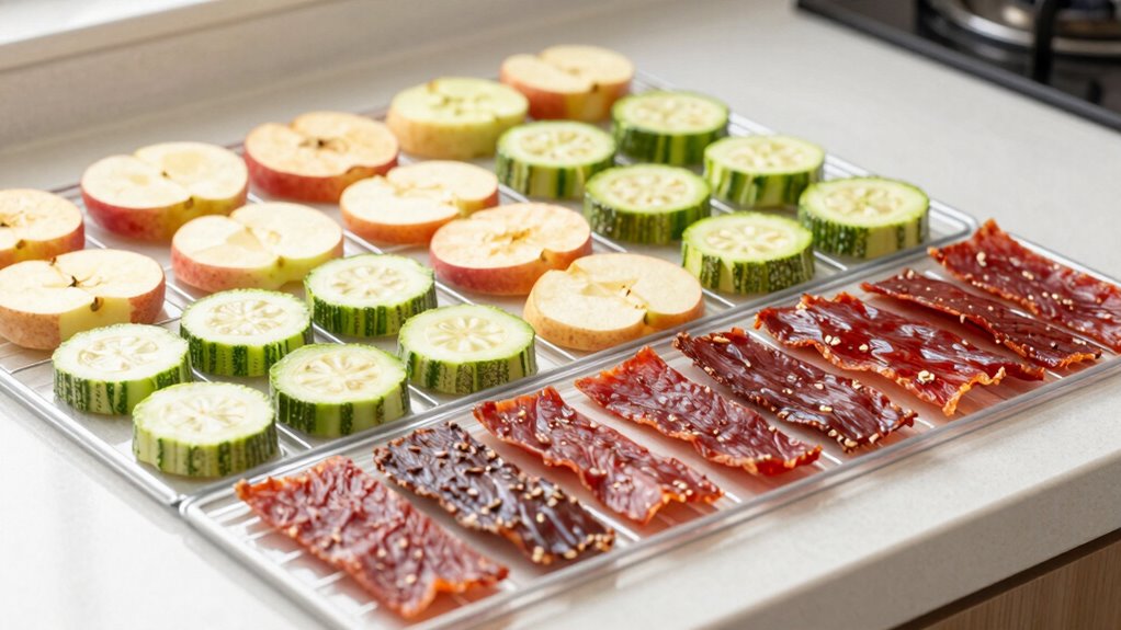 optimal food dehydration temperatures