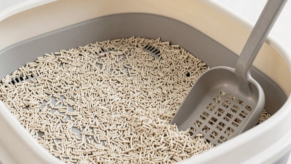 optimal litter depth for odor