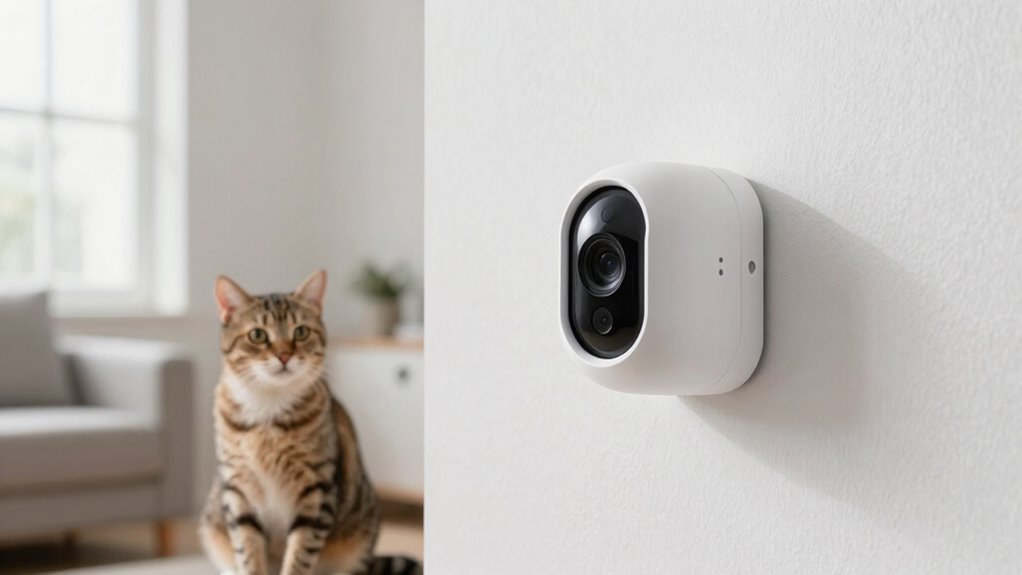 optimal pet camera positioning