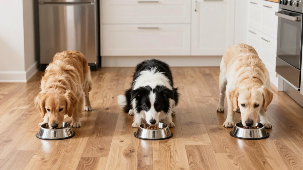 organize feeding zones peacefully