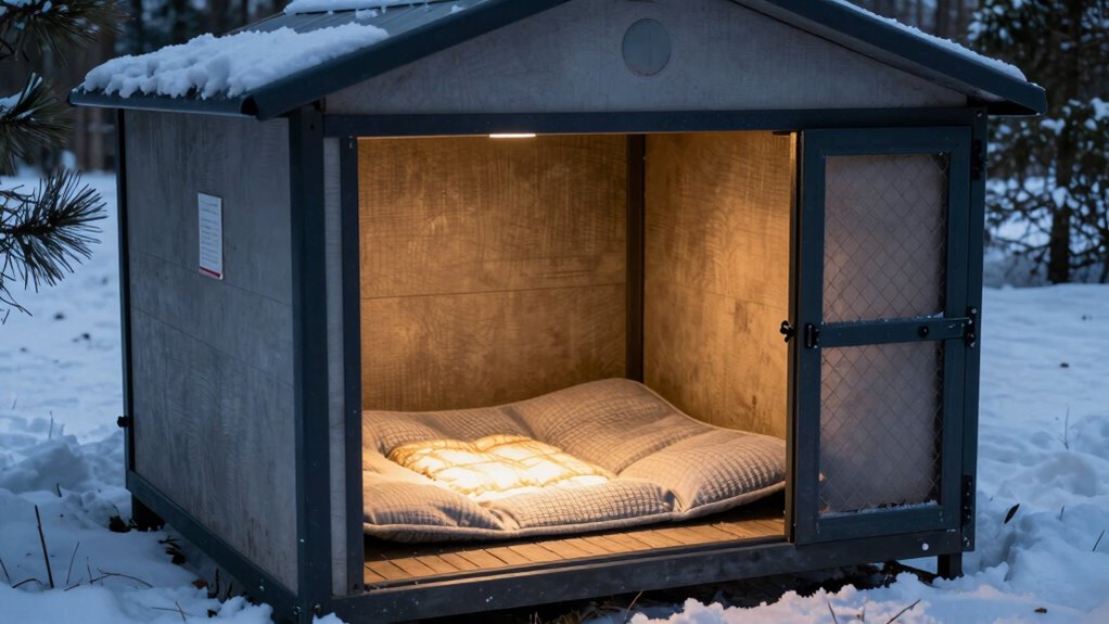 outdoor pet heating safety