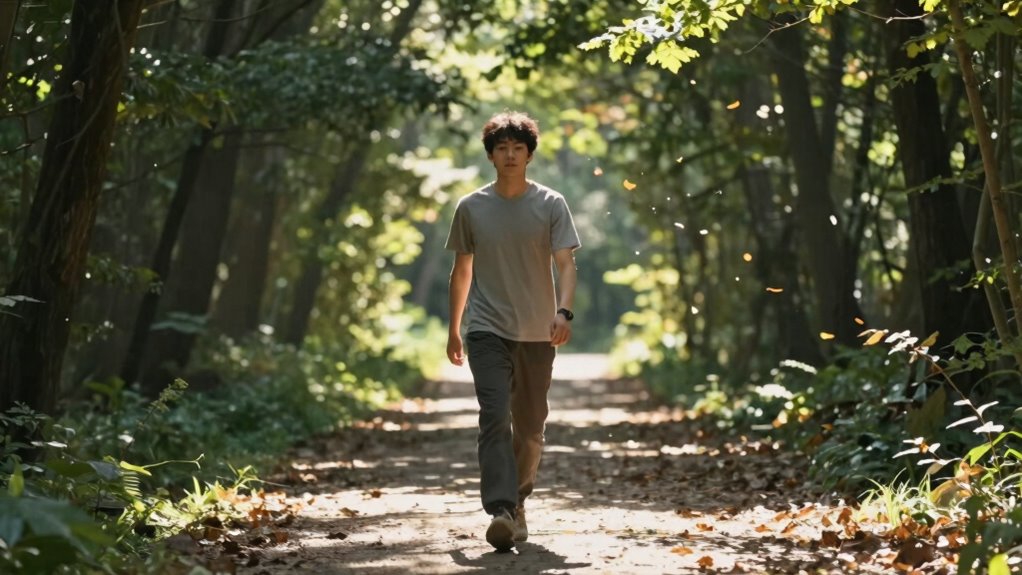 overcoming walking obstacles mindfully