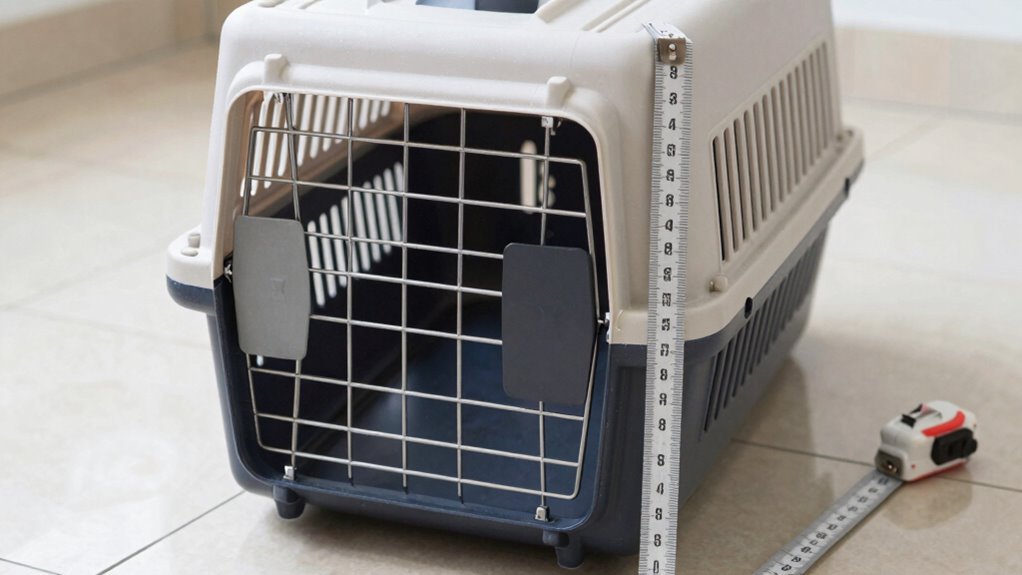 pet carrier size regulations