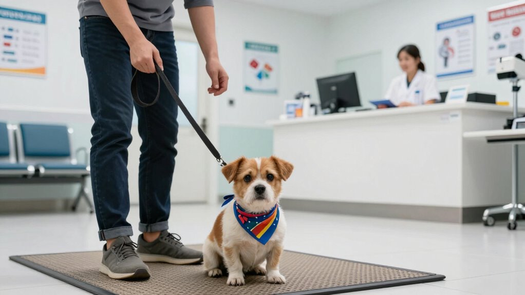 prepare pet calmly in advance