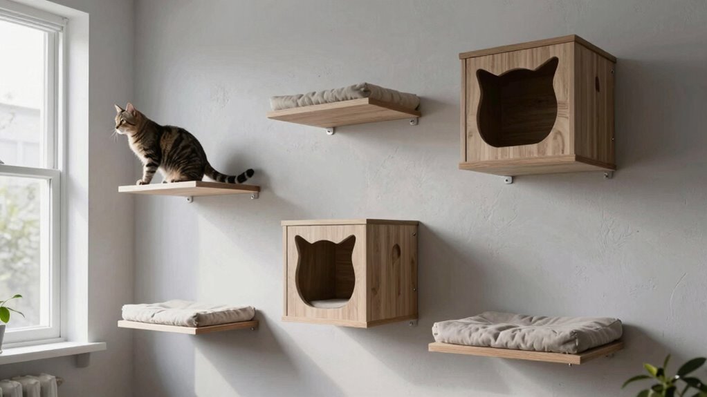 proper cat shelf placement