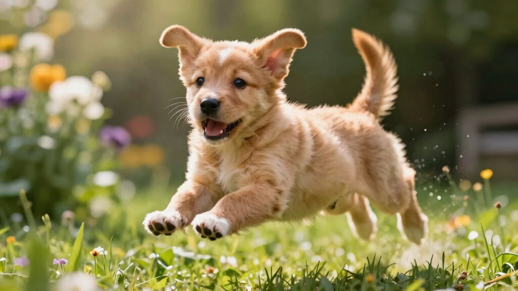 puppy jumping during greetings
