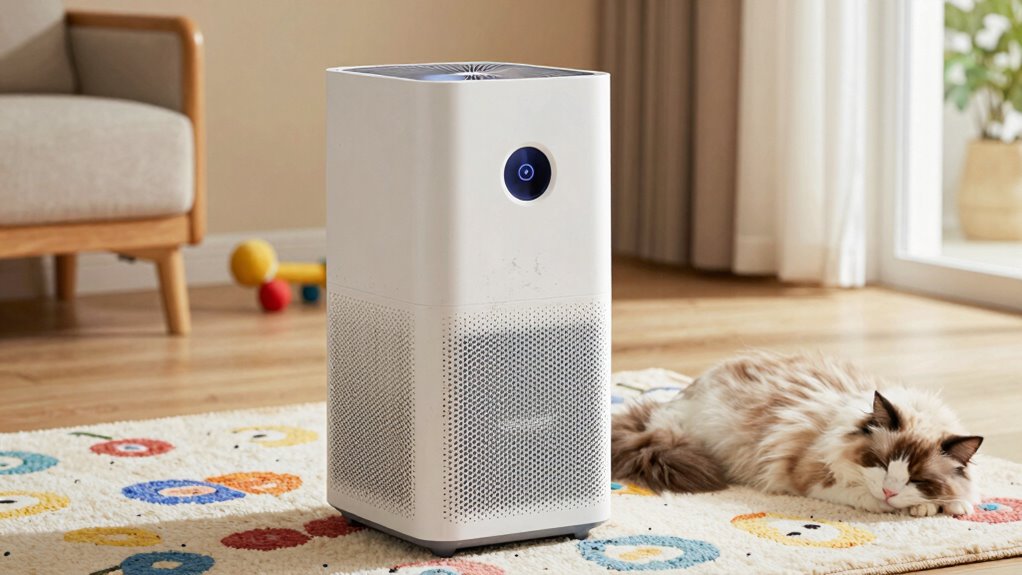 purifier near pet sleeping areas