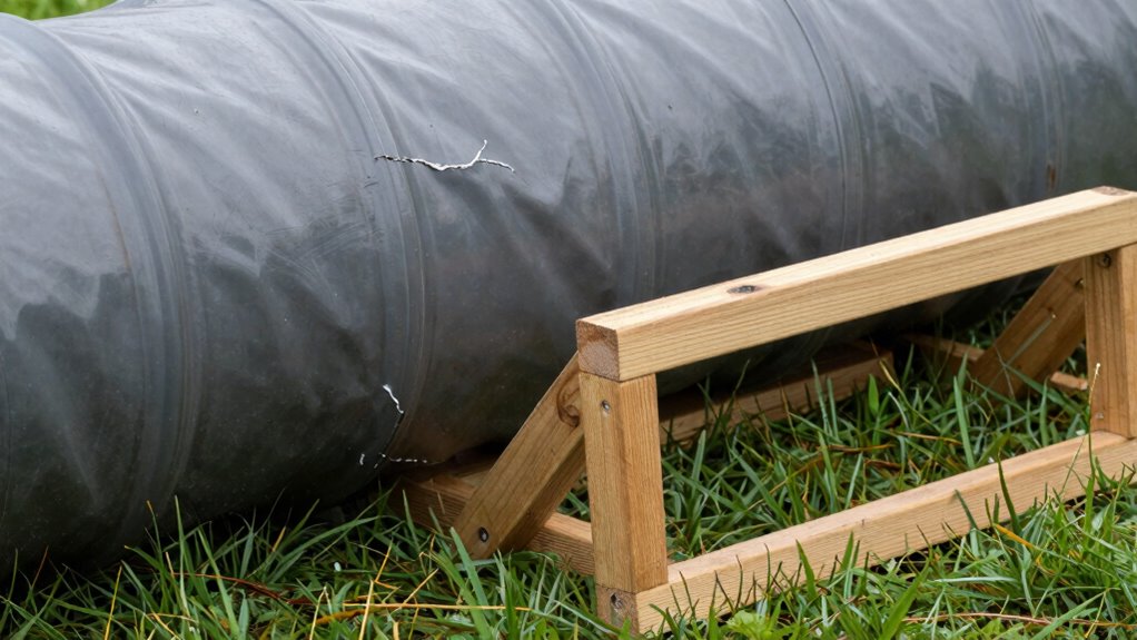 pvc stability slippery grass