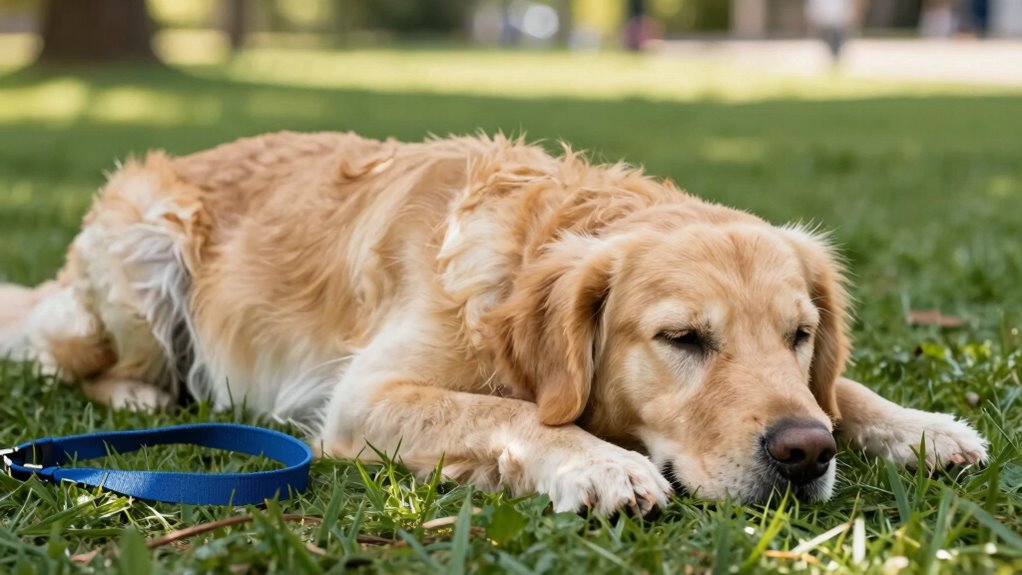 recognize pet fatigue signs
