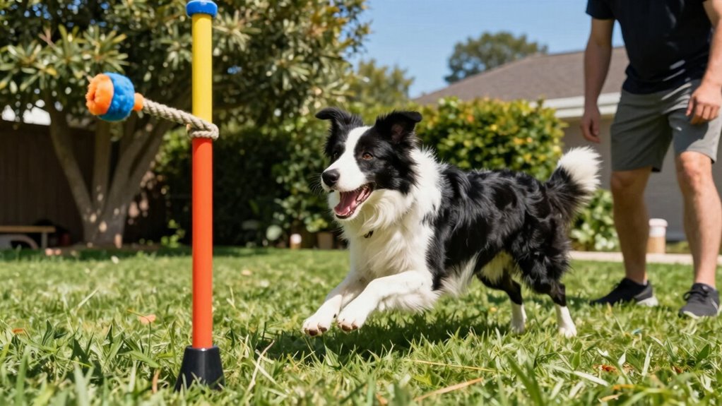 safe controlled dog play