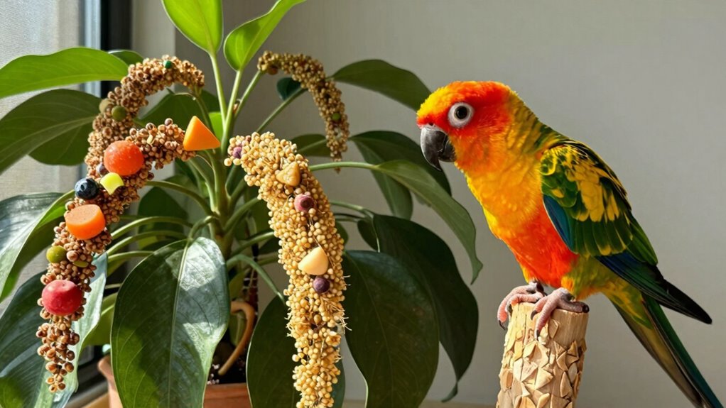 safe engaging foraging setup