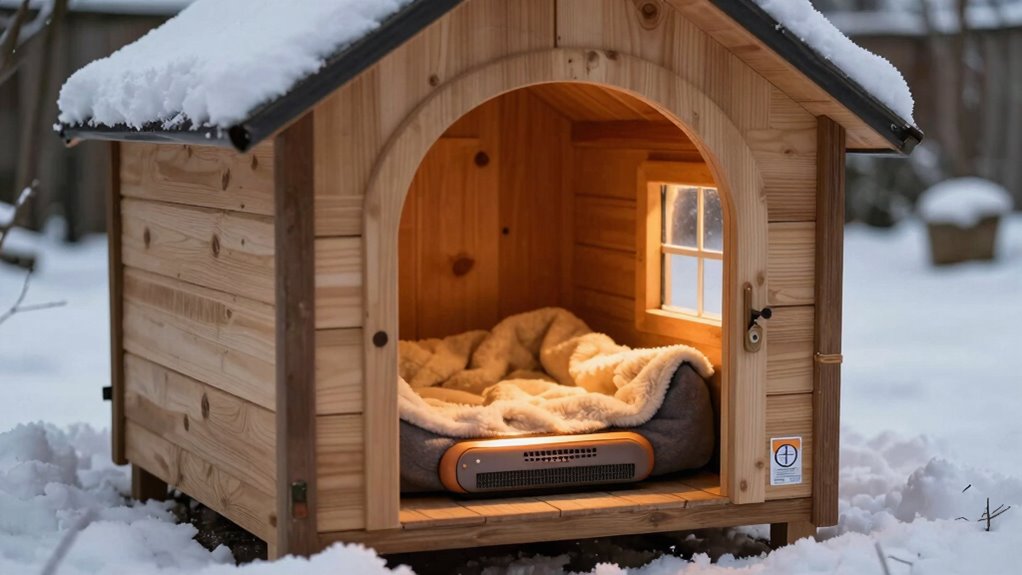 safe outdoor pet heating