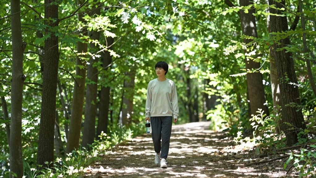 schedule mindful calming walks