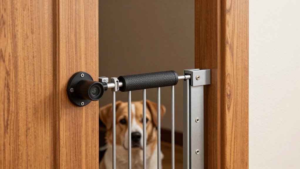 secure adjustable dog gate