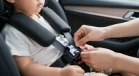 secure car seat harness